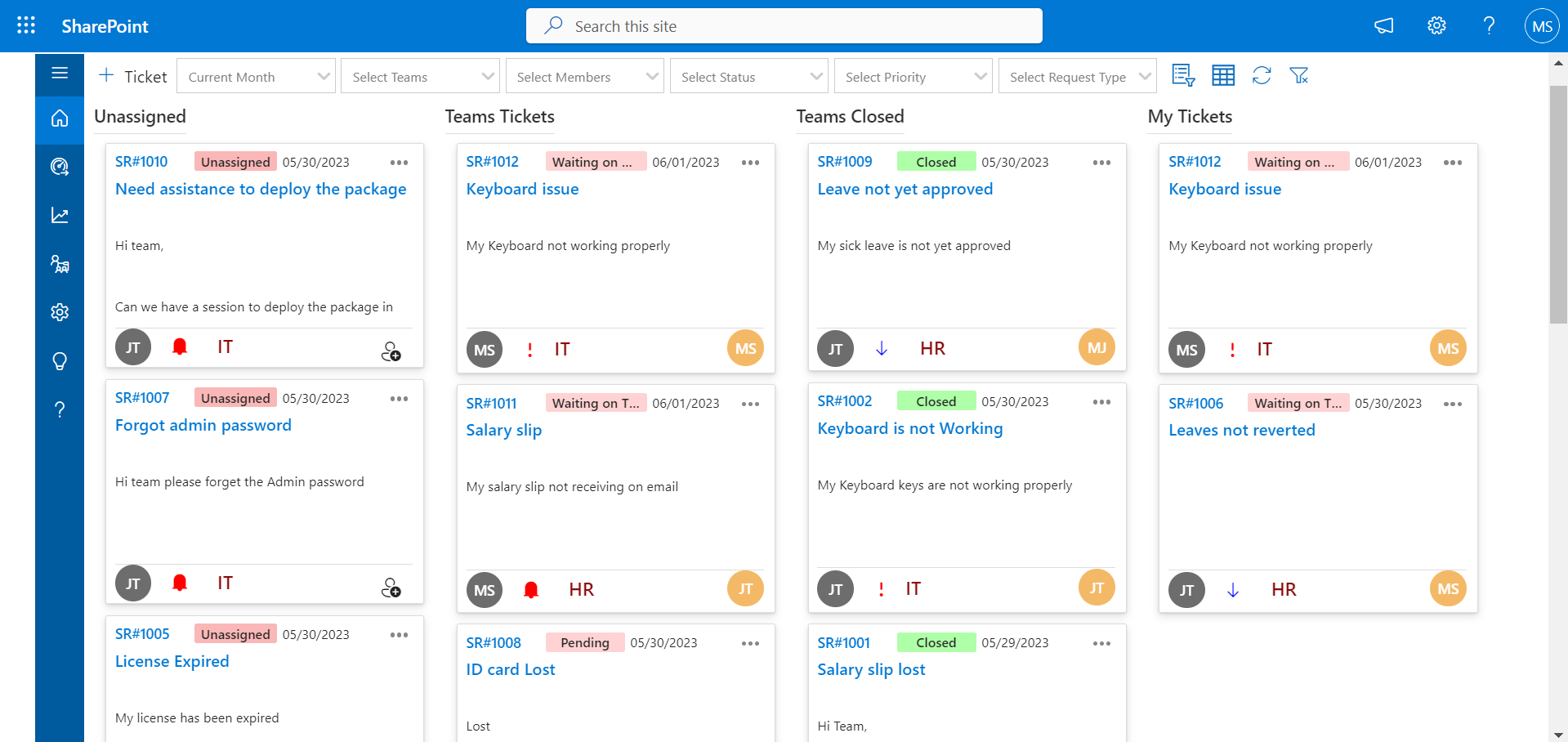 Home kanban