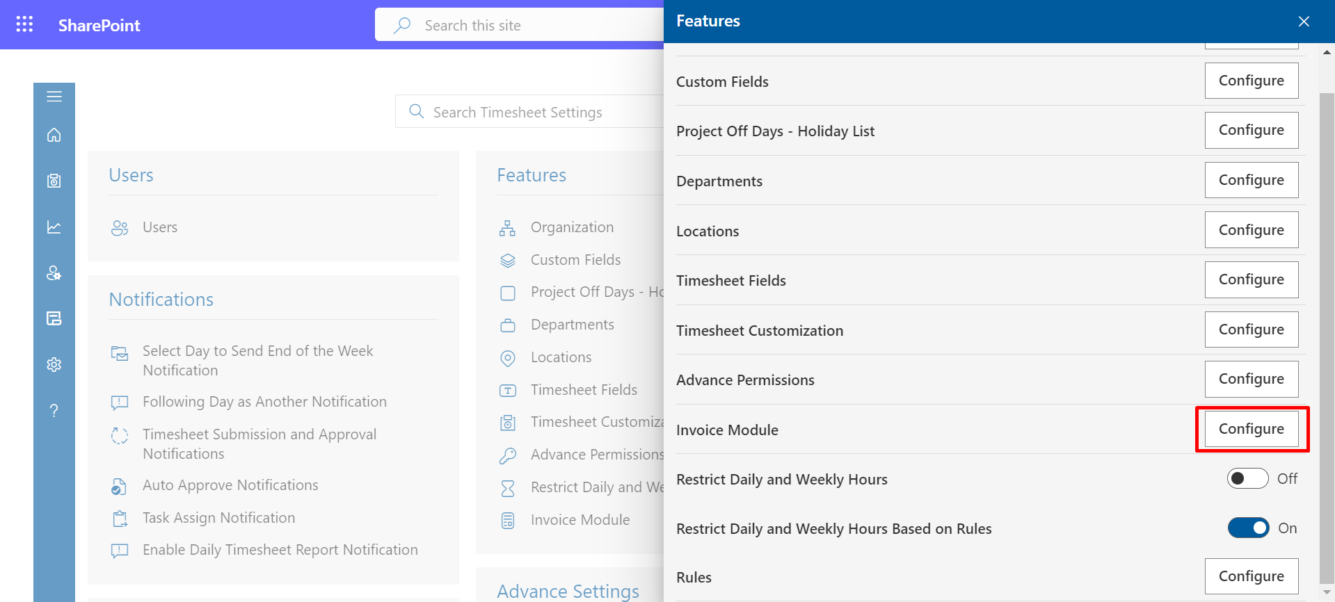 Invoice Module